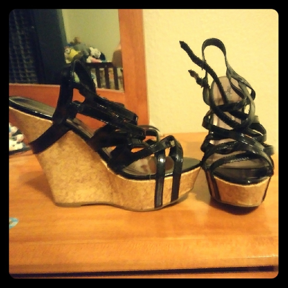 Charlotte Russe Strappy Wedges